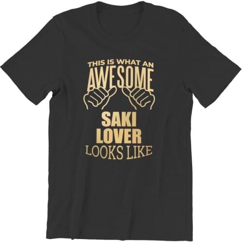 Westcreek Saki Monkey Black Pink Funny Anime Kawaii HipHop New JapaneseStyle Tshirts 108685