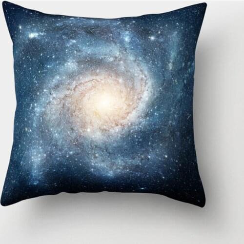 100% high quality Galaxy Pillow Case creative Universe waist pillow Anime Bedding night sky shining magic Travel Pillow Cover