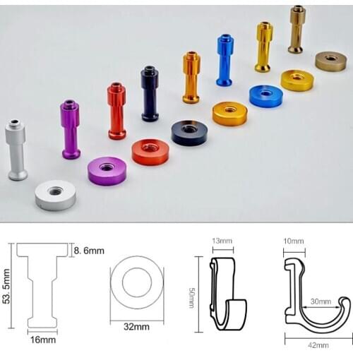 2pcs Space Saving Aluminum DIY Towel Wall Hook Nail Bathroom Kitchen Clothes Key Hat Rack Bag Hanger Holder