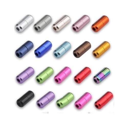 2pcs Aluminum Men Women Shoelace Buckle Metal Lace Shoelaces Lock Kids and Adult No Tie Lazy Laces Capsules Buckle Accessories