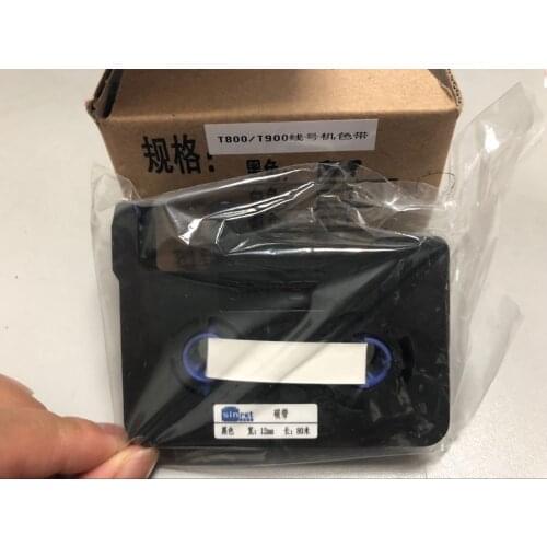 Label Tape For Ribbon Printer T800/T900 PVC Black