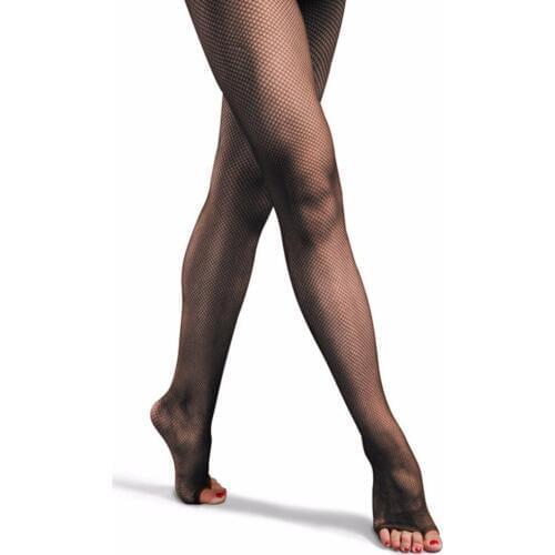 2020 Sexy Women Latin Dance Accessories Net Stockings Black Caramel 2 Colors One Size Stage Pratice Leggings Rumba Dancer DW1075