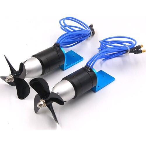 24V 2.4KG Underwater Thruster 2838 350KV Waterproof Brushless Motor Propeller Set CW CCW for RC Boat/ROVRobot Power Drive Motor
