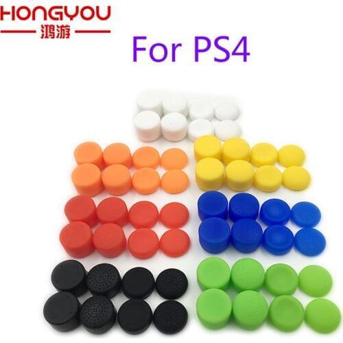8 In 1 Thumb Stick Grip Cap Joystick Extra High Enhancement Cover for Sony Dualshock PS4 Gamepad Controller