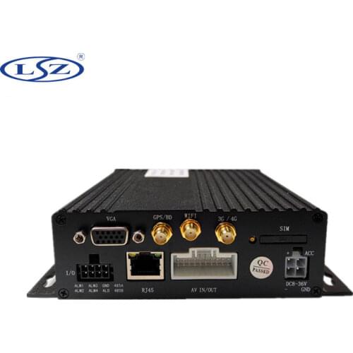 BUS MDVR 4G GPS WIFI car video CCTV Monitor host 4CH SD card mobile dvr