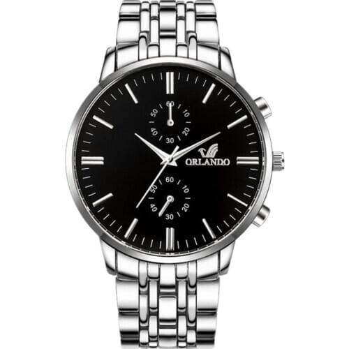 OTOKY Business Watch Fashion Simple men watches 2020 Stainless Steel Mens watches Male Clock Quartz Wrist reloj de hombre