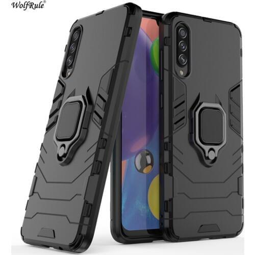 Case For Samsung Galaxy A70S TPU Hard PC Case Ring Holder Stand Magnetic Armor Case For Samsung Galaxy A70S Funda SM-A707F 6.7"