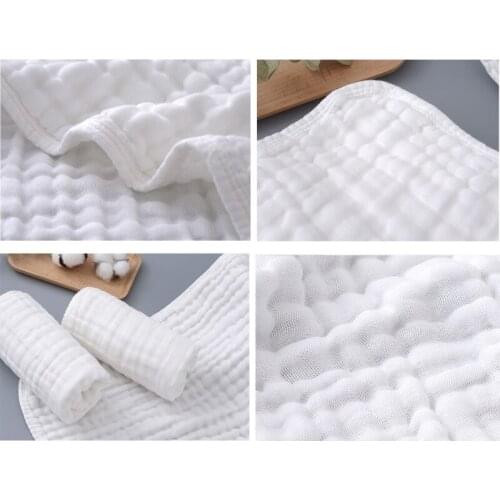 Baby Cotton Long Square Towel Gauze Bath Towel Newborn Feeding Towel Burp Cloth 69HE