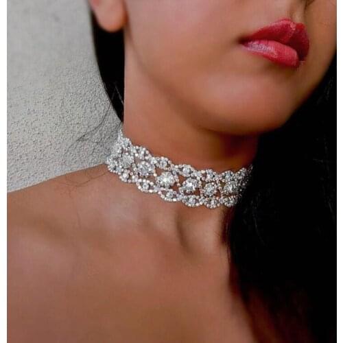 European and American fashion jewelry European version of the popular bundle neck element necklace tide female necklace