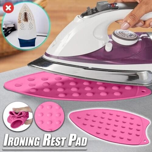 Silicone Iron Hot Waterproof Ironing Board Pad Flexible Ironing Blanket Heat-Resistant Dotted Bubbled Portable Iron Rest Pads