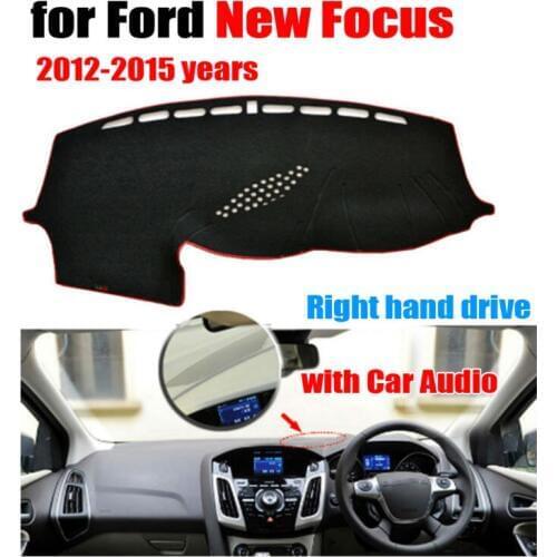 Car dashboard cover mat for Ford New Focus 2012-2015 High configuration Right hand drive dashmat pad dash cover auto accessories