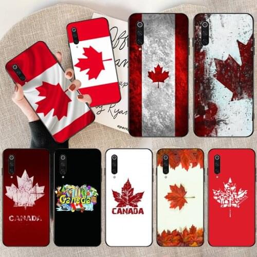 Canadian flag maple leaf Soft Phone Case Cover for Xiaomi Mi 10 Pro lite Mi9 9SE 8SE Pocophone F1 Mi 9T Pro
