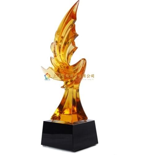 Glass Genuine / ancient firing glass / beyond the dreams / congratulations trophy / Custom Trophies