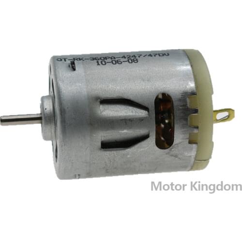 DC 6V-12V 20000RPM High Speed Carbon Brush 360 Motor for Hair drier