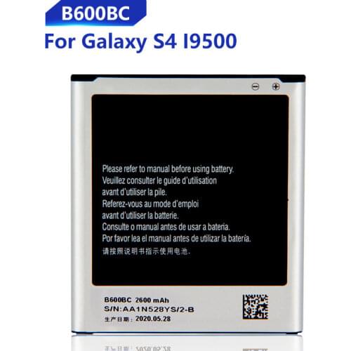Original Replacement Samsung Battery For Galaxy S4 I9500 I959 I9502 I9508 GT-I9505 Genuine B600BC B600BE B600BU 2600mAh