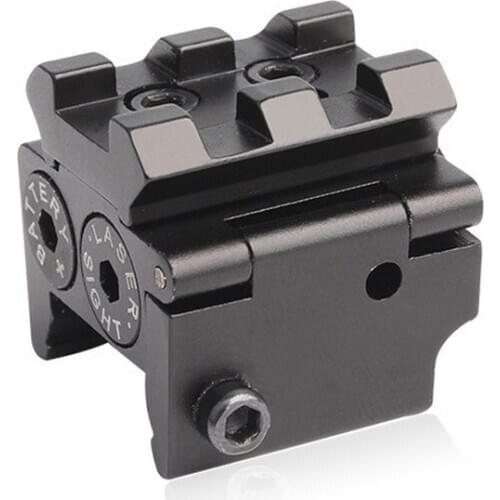 Tactical Adjustable Compact Red Dot Sight/Laser Scope Rifle Gun 20mm Rail Mount