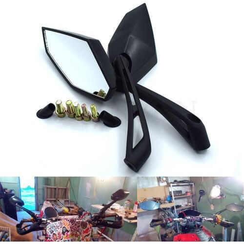 Universal Motorcycle Rearview Mirrors Motorbike Side Mirrors 8mm 10mm For Aprilia SHIVER GT DORSODURO 750