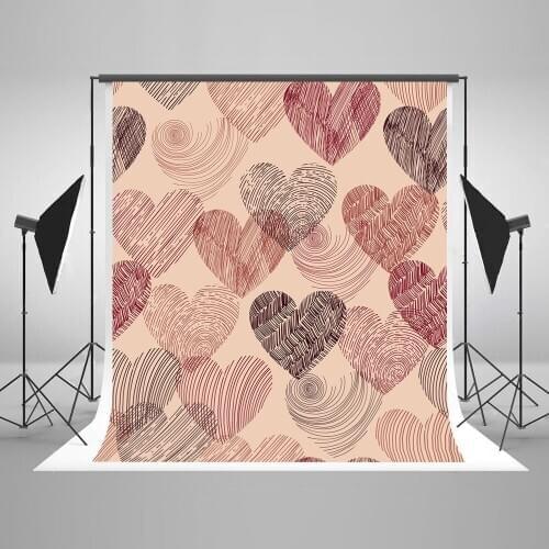 VinylBDS Custom Valentines day Backdrops Photography Backgrounds Love Heart Phoatocall Backdrops For Photography Fotografia