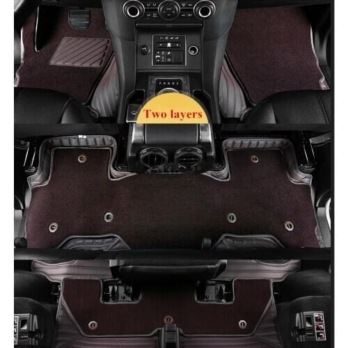 High quality! Custom special car floor mats for KIA Sorento 7 seats 2020-2015 durable double layers car carpets for Sorento 2019