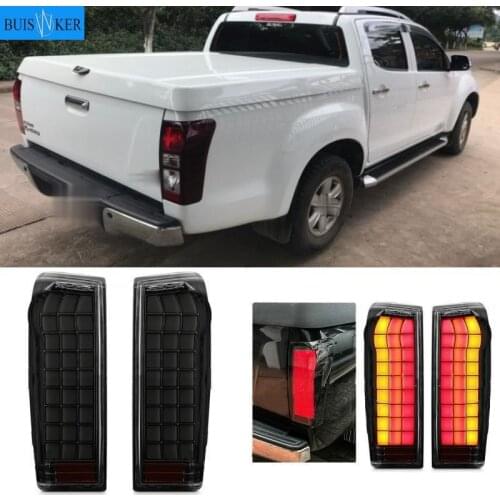 Right/Left Tail Light Rear Lamp LED For Isuzu DMax D-Max Ute 2012 2013 2014 2015 2016 2017 2018 2019 4300-5400K Auto Car Styling