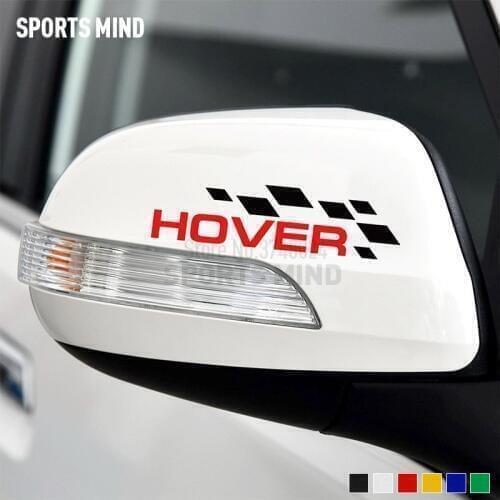 10 Pairs SPORTS MIND Vinyl Car Styling For Great Wall Hover H5 H3 H2 H6 M4 M2 Accessories Rear view Mirror Car Sticker Decal