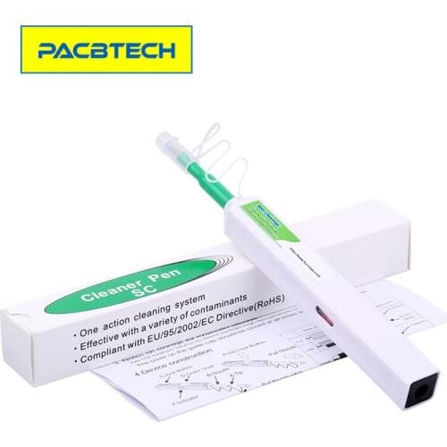 10pcs/lot Fiber Connector Cleaner 800 times One-Click Fiber Optic Cleaner Pen for SC ST FC 2.5mm Adapters