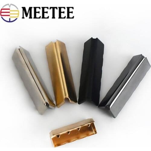 10Pcs Metal Strap Clip Buckle Kids Suspenders Pants Belt Tail Clips Buttons Wallet Leather Buckles Stopper DIY Sewing Accessory