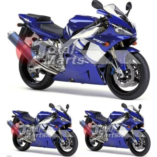 4Gifts New ABS Whole Motorcycle Fairings kit Fit for YZF-R1 R1 2000 2001 fairing 00 01 Custom Free blue