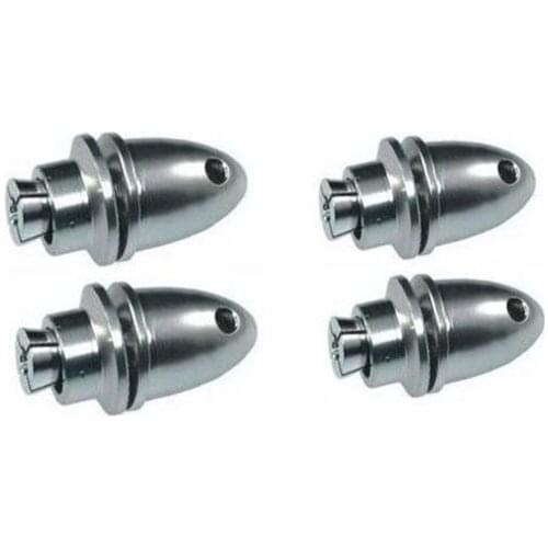 4X 4mm shaft to 6mm Prop RC Plane Fixed Pitch Propeller Adapter Bullet A2217 F4006 Brushless motor