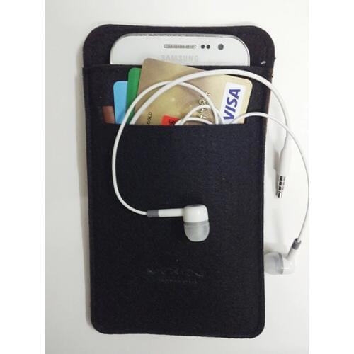 Mcoldata Felt Pouch for xiaomi mi power bank 10000mah 2 pro Cover pineng Rock 10000 Powerbank Soft Fabric Case Pouch card Pocket