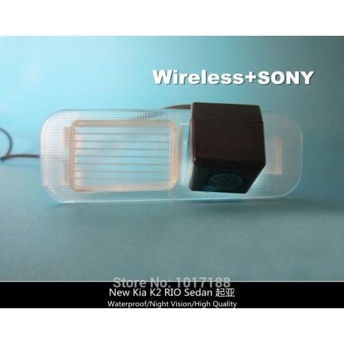 HD!! WIFI camera Wireless Car Rear View Camera SONY Chip For New Kia K2 RIO Sedan