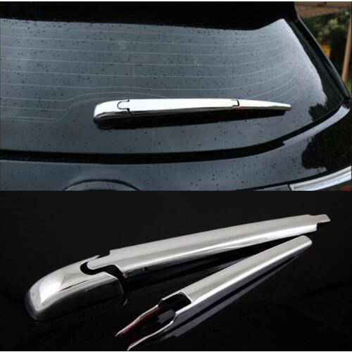 For Toyota Highlander Kluger 2014-2018 Car Exterior Rear Window Rain Wiper Arm Blade Cover Trim Styling Molding 3Pcs