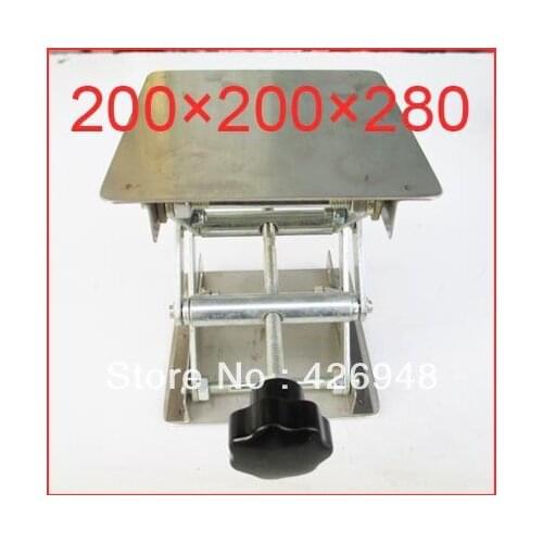 Laboratory Equipment 200x200x280mm stainless steel lifting Platform lab Lift Table 8'' inch