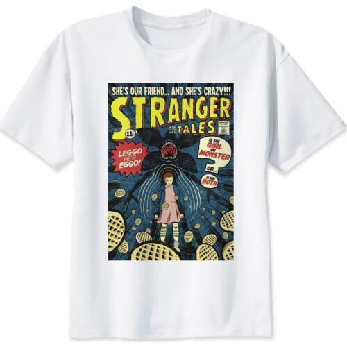 Stranger Things T Shirt 2017 Anime T-shirt Men O-neck Mens Tee Shirts High Qualty Men Shirt Summer Men Tshirt