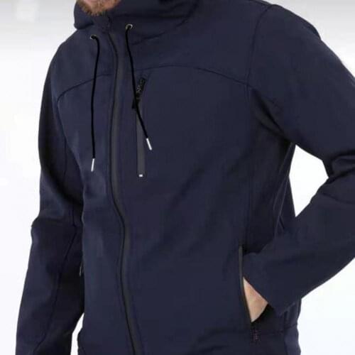 Men Coat Windproof Waterproof Padded Stand Collar Male Clothing 2021 Winter Warm Thick Hooded Cardigan Jacket Outerwear Work