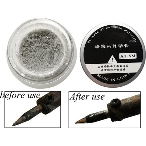 Soldering Tip Refresher Clean Cream Paste for Oxide Solder Iron Tip Head Refresher Resurrection Cream Soldering Accessories