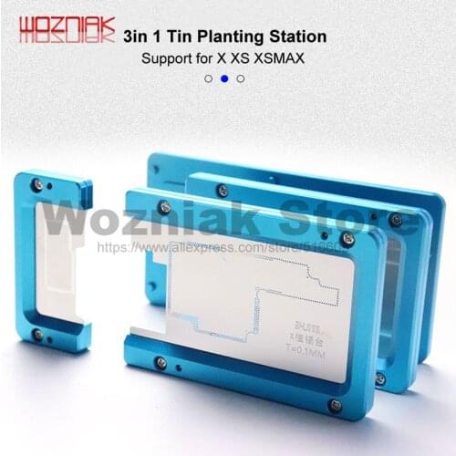 JC Aixun 3 in 1 BGA Reballing Platform for iPhone X XS XSMAX Motherboard Repair Jig Fixture Z3 Mainboard Soldering Tool