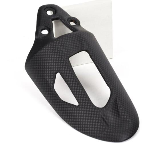 For Ducati PANIGALE V2 899 959 1199 1299 Real Carbon Fiber Suspension Shock Fork Cover Guard Fairing Heel Guard Foot Peg Plates