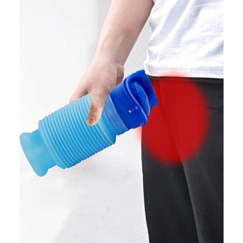 750ml Portable Adult Urinal Outdoor Camping High Quality Travel Urine Car Urination Pee Soft Toilet Urine Help Men Toilet