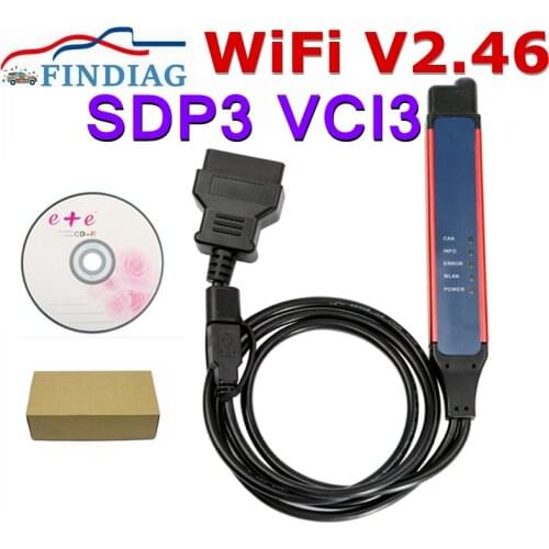 SDP3 VCI3 for Scani Update Version V2.46 with Full Chip Heavy Duty Fast Diagnostics Tool VCI-3 WIFI Wireless OBD2 Scanner