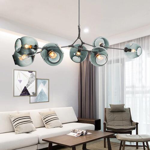 Nordic style magic beans chandelier creative personality postmodern simple living room lights restaurant lyingLED