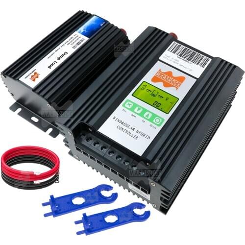Mars Rock 900W 12V MPPT Double Model Buck And Boost Wind Solar Hybrid Controller For Max 500w PV 400W Wind Sealed Battery(WSB900