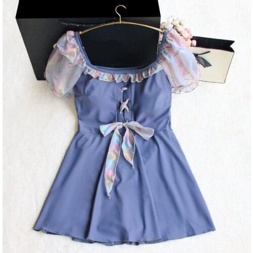 Female summer 200 jins fat mm cover meat show thin conservative fashion water park big chest conjoined swim suit