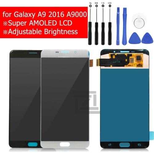 Super AMOLED LCD For Samsung Galaxy A9 2016 A9000 LCD Display Touch Screen Digitizer LCD Display for Galaxy A9000 Repair Parts