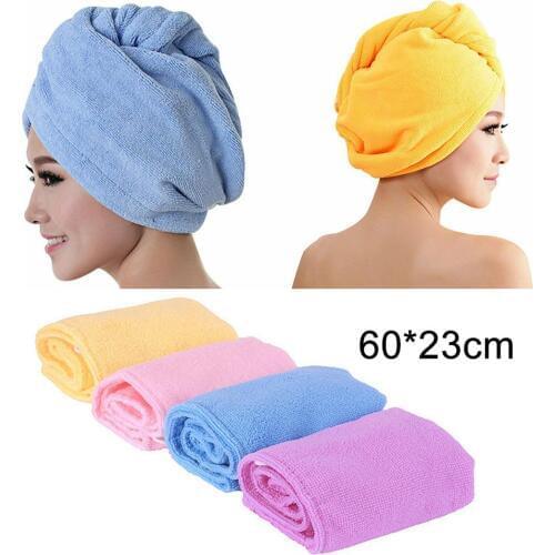 Microfiber Super Absorbent Soft Towel Cap Quick Dry Bathing Shower Hair Drying Hat