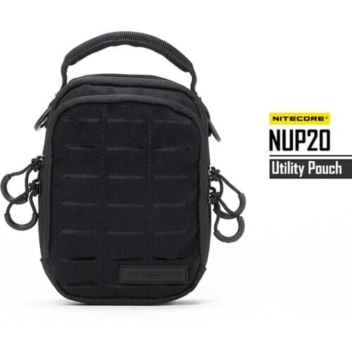 NITECORE Utility Pouch 1000 Nylon Fabric Construction Lightweight Multi-purpose Waist bag chest pack Outdoor Tools Bag