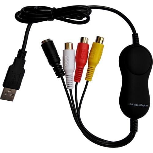 EzCAP158 UVC USB2.0 Video Audio Capture windows mac os, convert analog video audio to digital format with professional edit soft