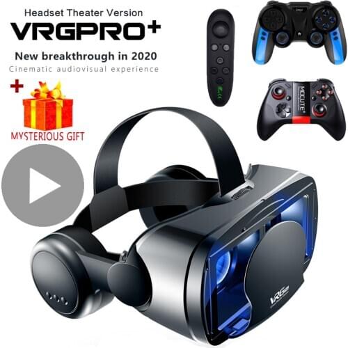 Virtual Reality 3D VR Glasses Headset Smart Helmet for Smartphones Mobile Phone Lenses with Headphone Controller Viar Binoculars