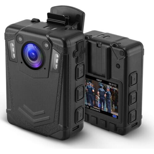 BOBLOV DMT204 Mini Police Body Camera HD 1080P IP65 Waterproof Security Comcorder Night Vision Camera 64GB DVR Recorder