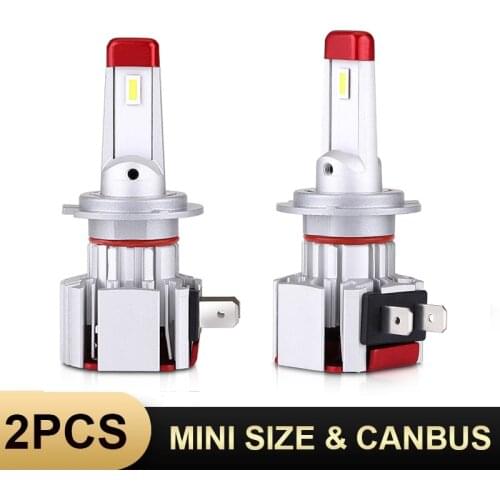 2Pcs Super Bright Car Headlights H4 LED 110W H7 LED canbus H1 H3 H8 H11 9005 9006 20000lm 6000K ZES chip led Auto Car Headlight